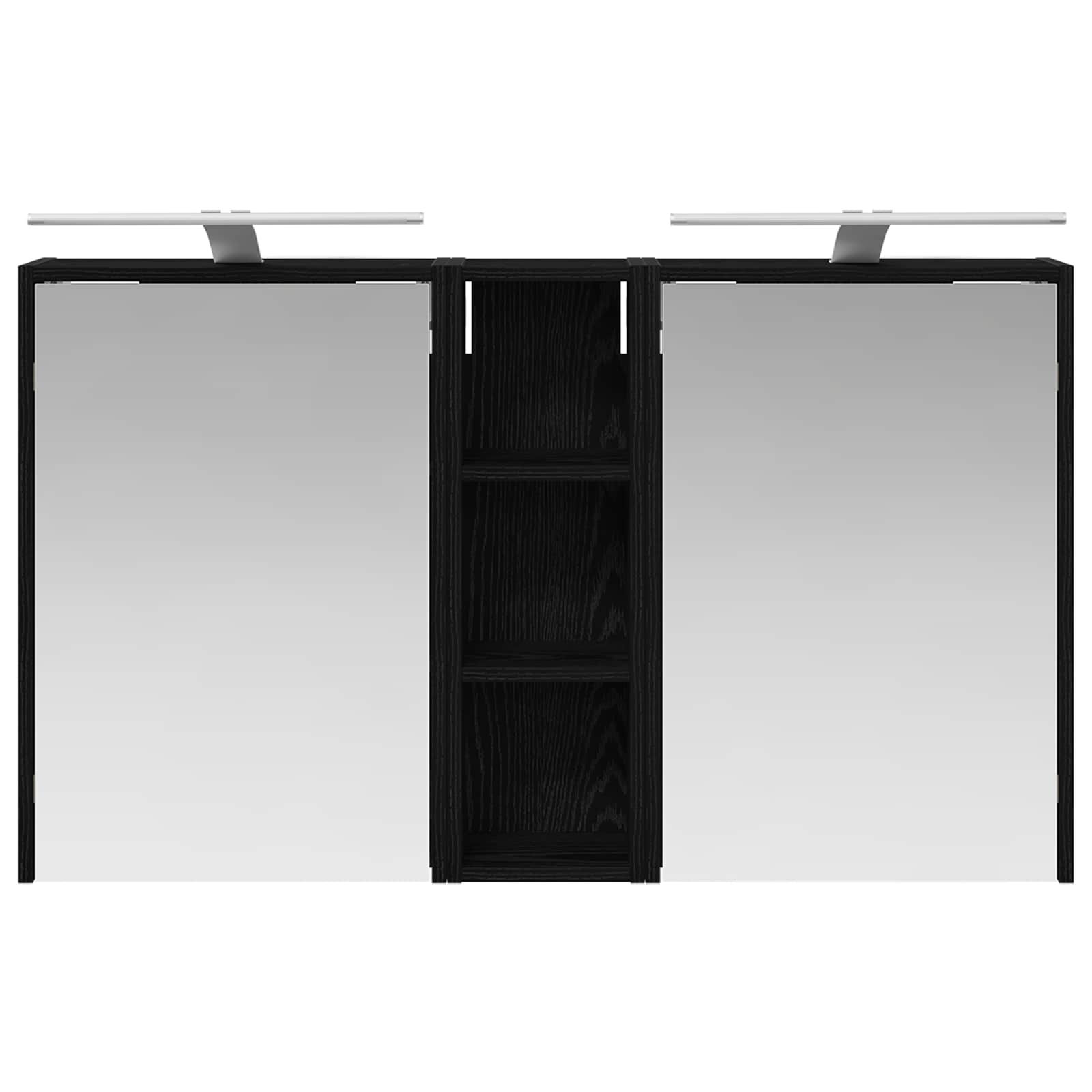 Badezimmerschrank-Set 3 pcs 106 x 16 x 62,5 cm Holzwerkstoff