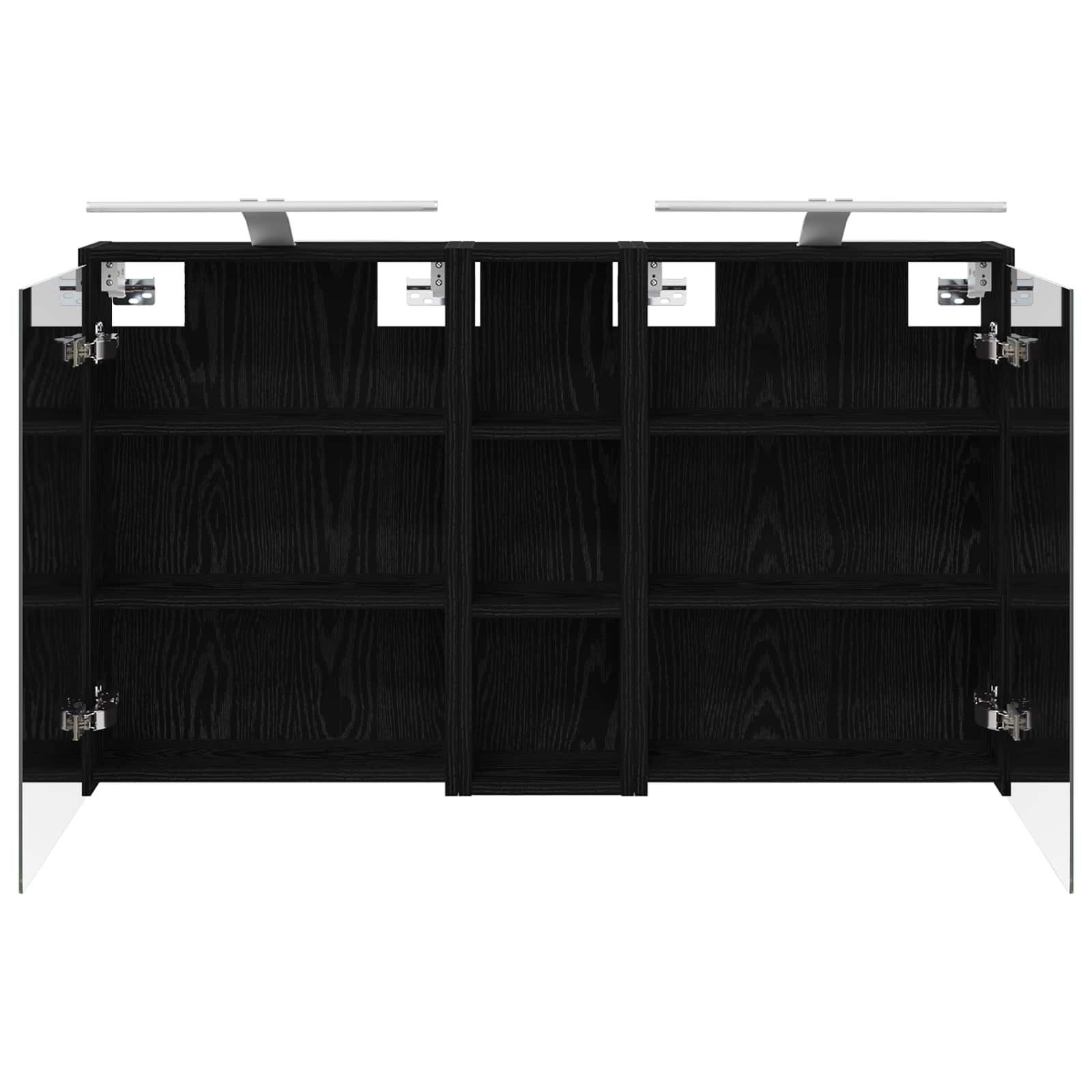 Badezimmerschrank-Set 3 pcs 106 x 16 x 62,5 cm Holzwerkstoff