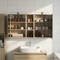 Badezimmerschrank-Set 3 pcs 106 x 16 x 62,5 cm Holzwerkstoff
