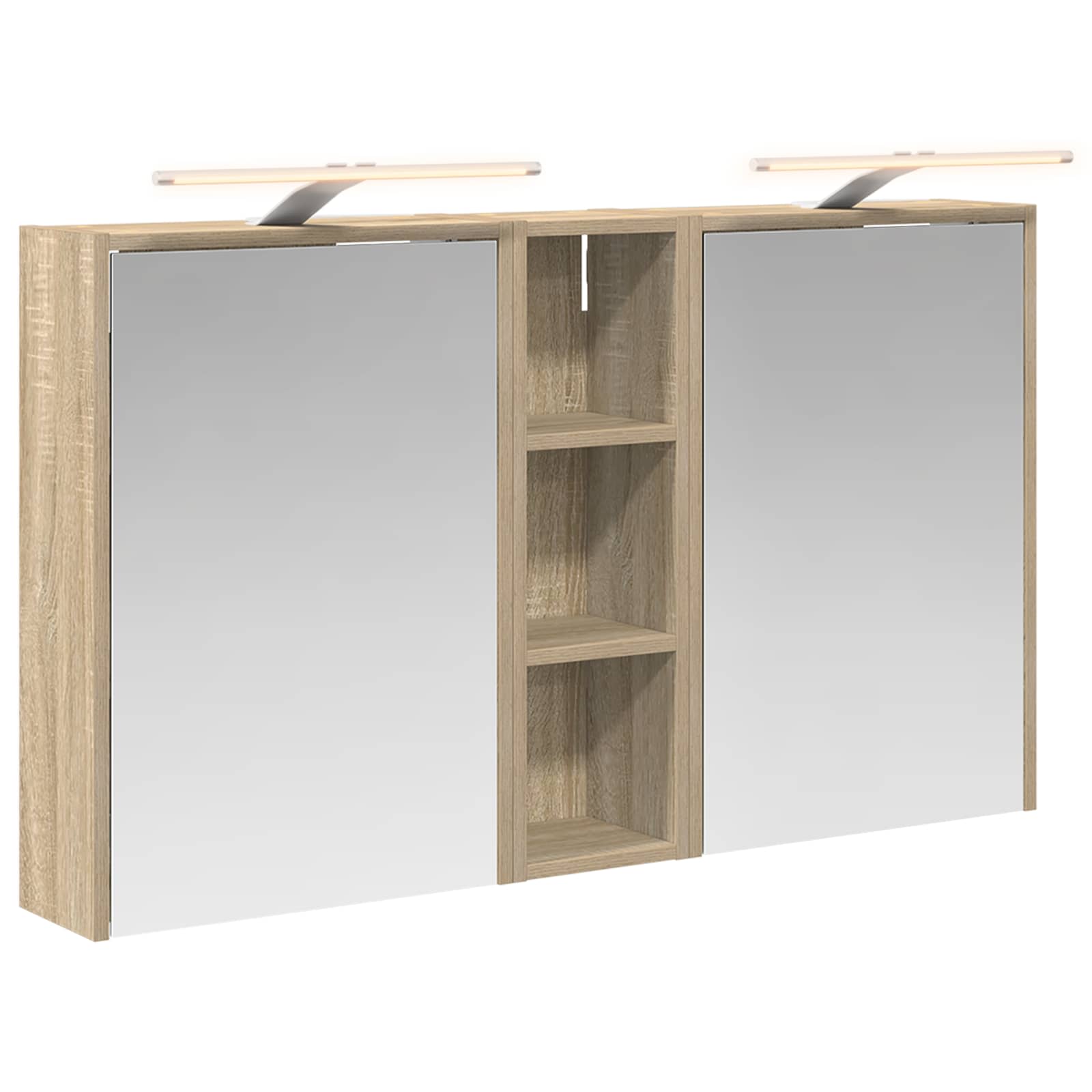 Badezimmerschrank-Set 3 pcs 106 x 16 x 62,5 cm Holzwerkstoff