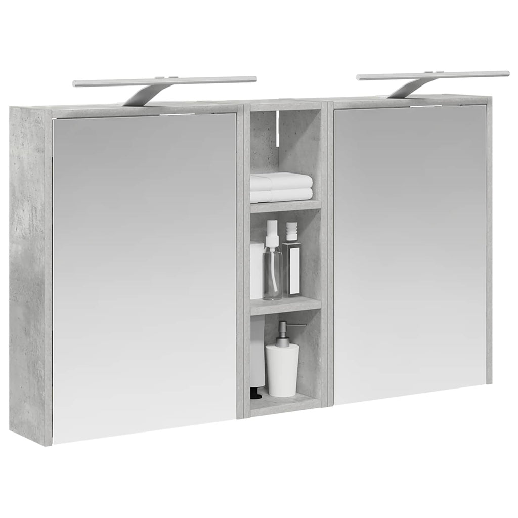 Badezimmerschrank-Set 3 pcs 106 x 16 x 62,5 cm Holzwerkstoff