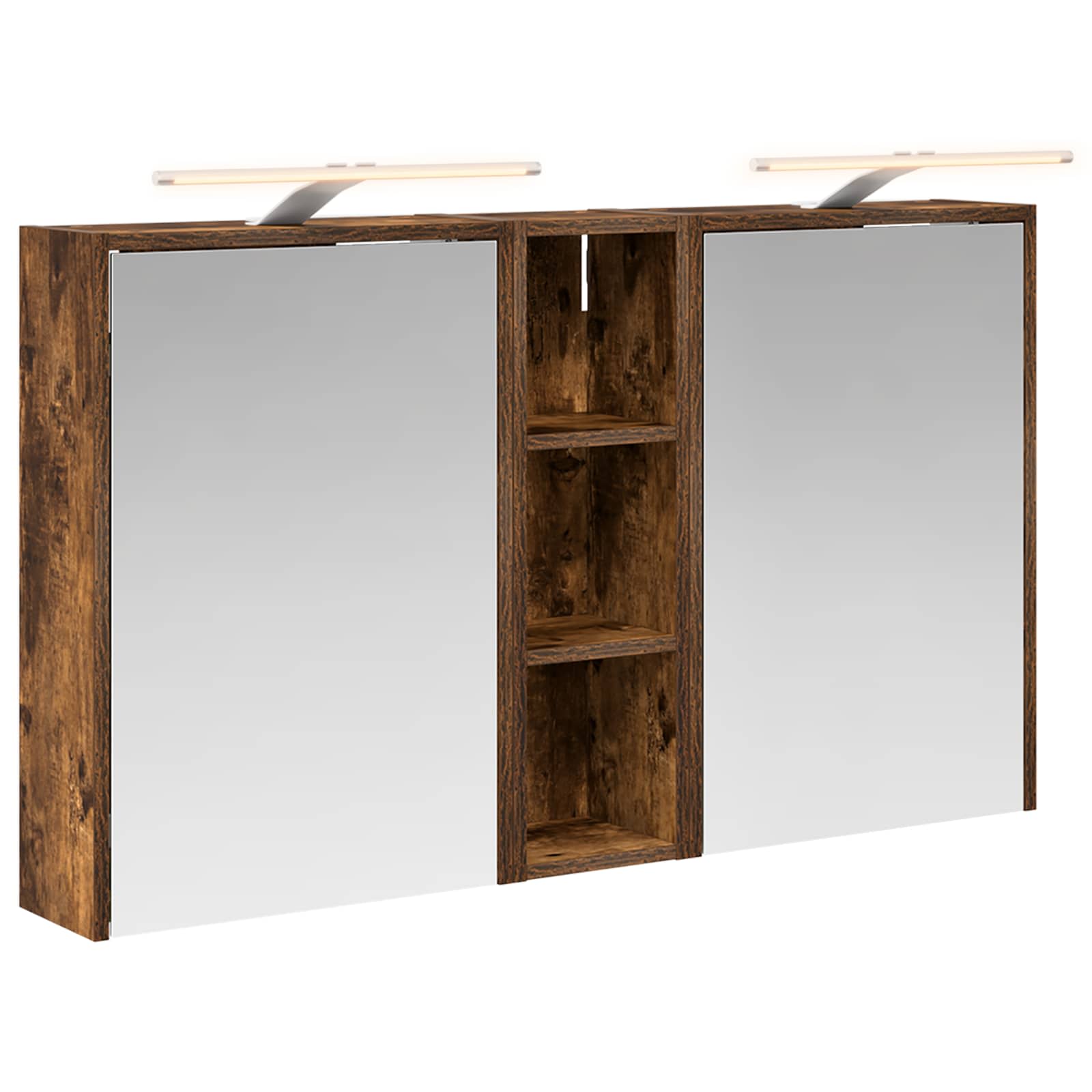 Badezimmerschrank-Set 3 pcs 106 x 16 x 62,5 cm Holzwerkstoff