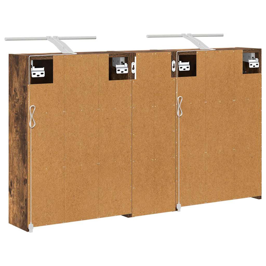 Badezimmerschrank-Set 3 pcs 106 x 16 x 62,5 cm Holzwerkstoff