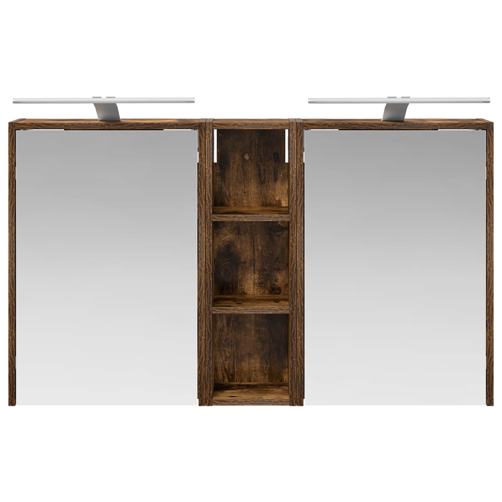 Badezimmerschrank-Set 3 pcs 106 x 16 x 62,5 cm Holzwerkstoff