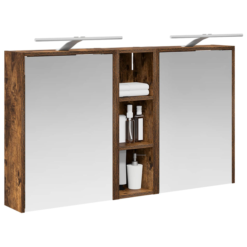 Badezimmerschrank-Set 3 pcs 106 x 16 x 62,5 cm Holzwerkstoff