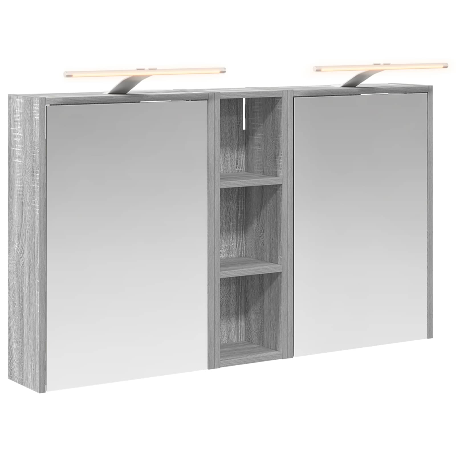 Badezimmerschrank-Set 3 pcs 106 x 16 x 62,5 cm Holzwerkstoff
