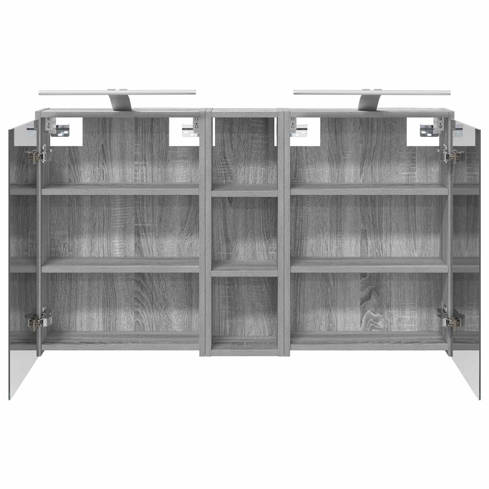 Badezimmerschrank-Set 3 pcs 106 x 16 x 62,5 cm Holzwerkstoff