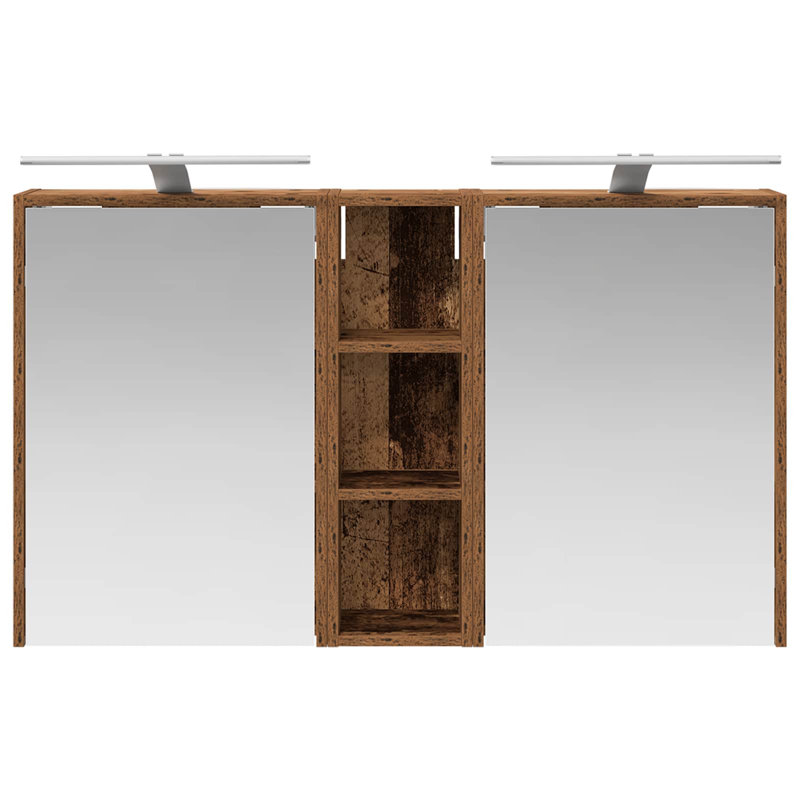 Badezimmerschrank-Set 3 pcs 106 x 16 x 62,5 cm Holzwerkstoff