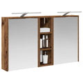 Badezimmerschrank-Set 3 pcs 106 x 16 x 62,5 cm Holzwerkstoff