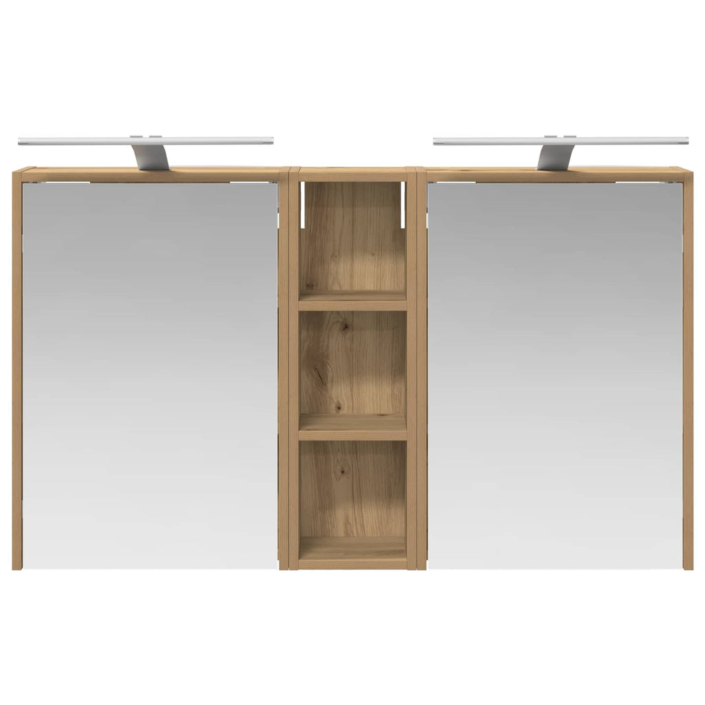 Badezimmerschrank-Set 3 pcs 106 x 16 x 62,5 cm Holzwerkstoff
