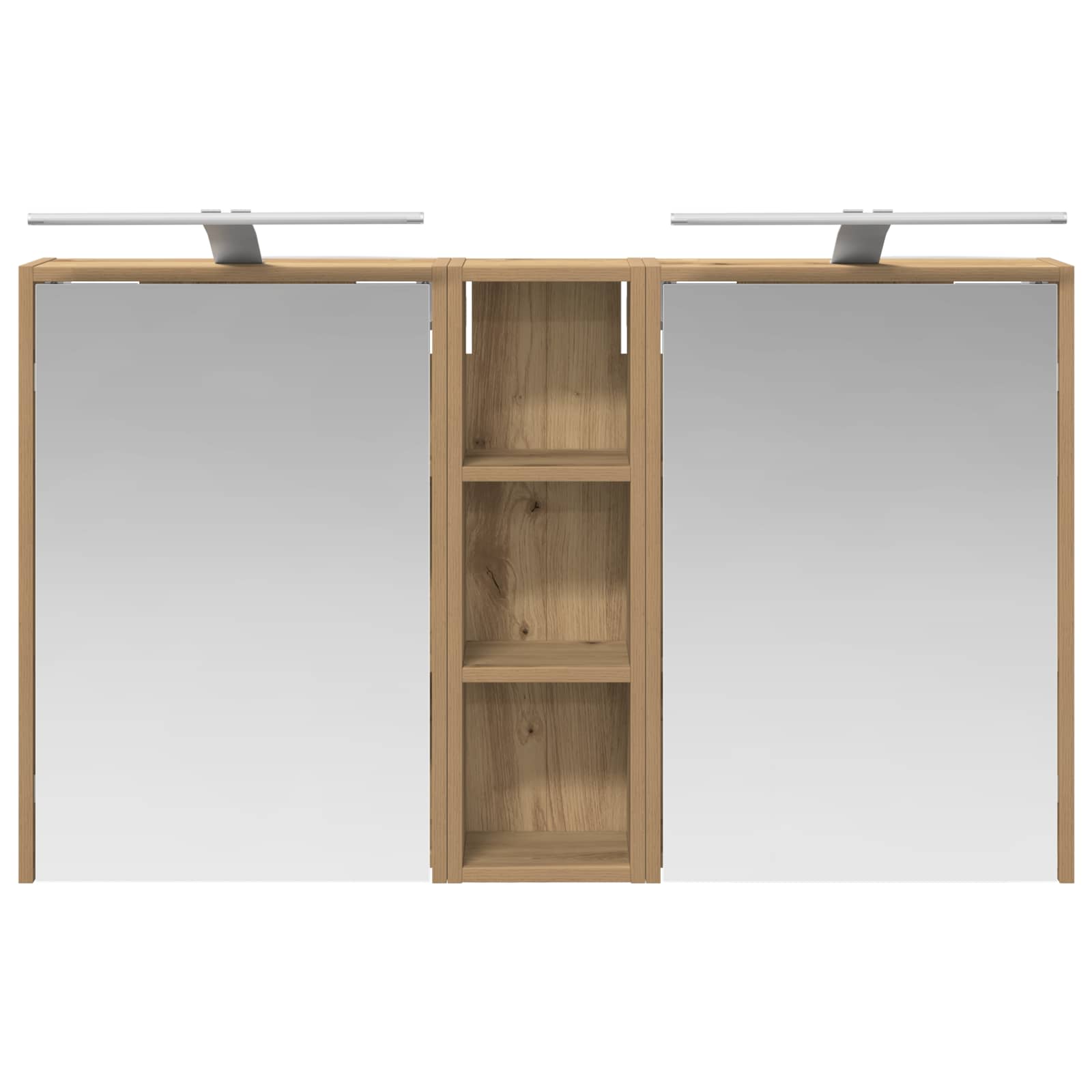 Badezimmerschrank-Set 3 pcs 106 x 16 x 62,5 cm Holzwerkstoff