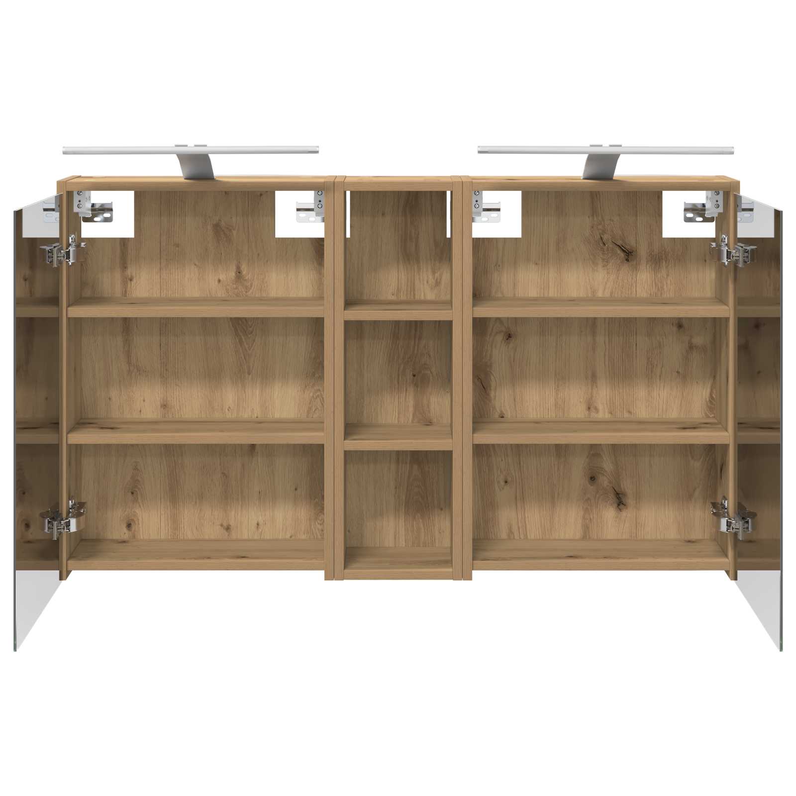 Badezimmerschrank-Set 3 pcs 106 x 16 x 62,5 cm Holzwerkstoff