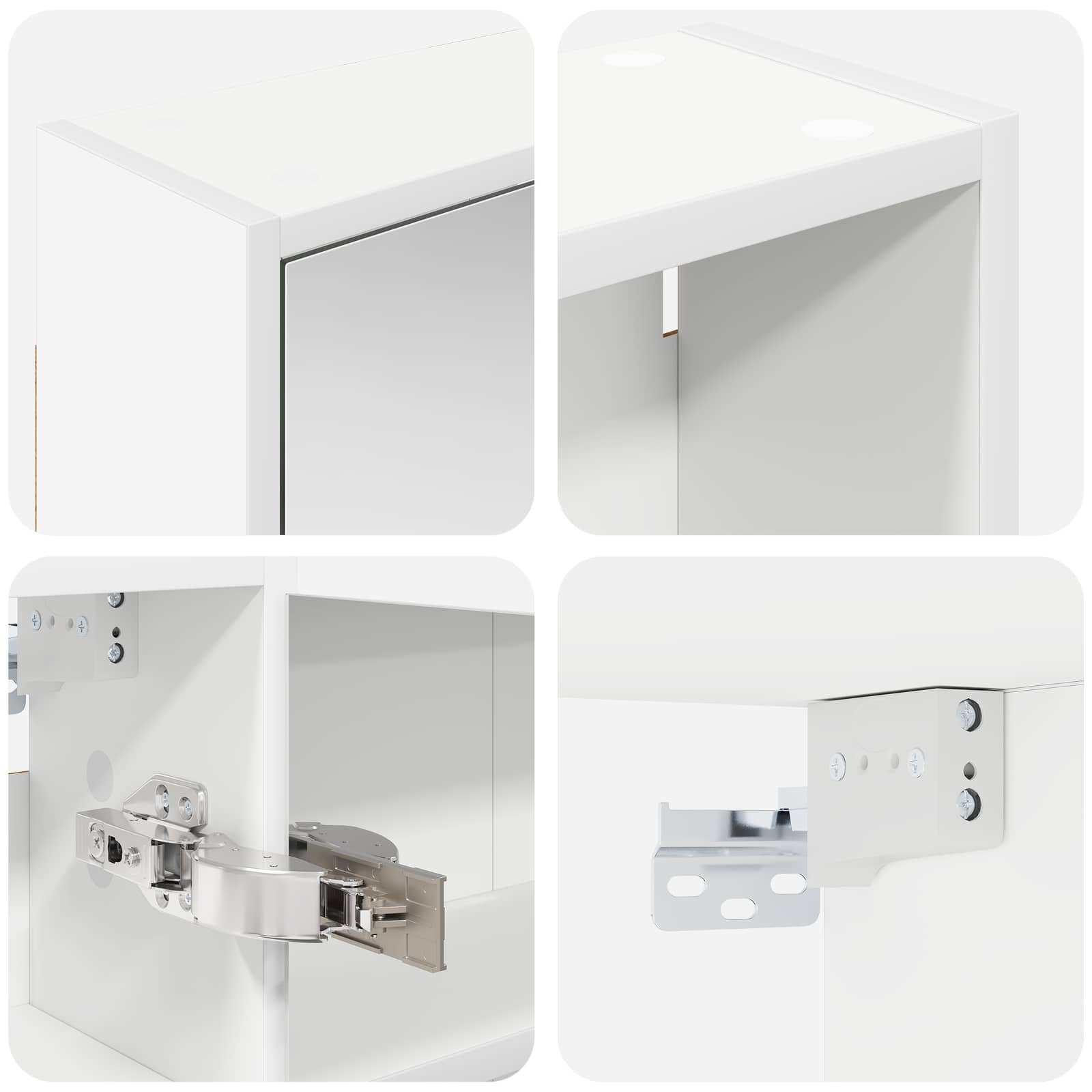 Badezimmerschrank-Set 3 pcs 116 x 16 x 62,5 cm Holzwerkstoff