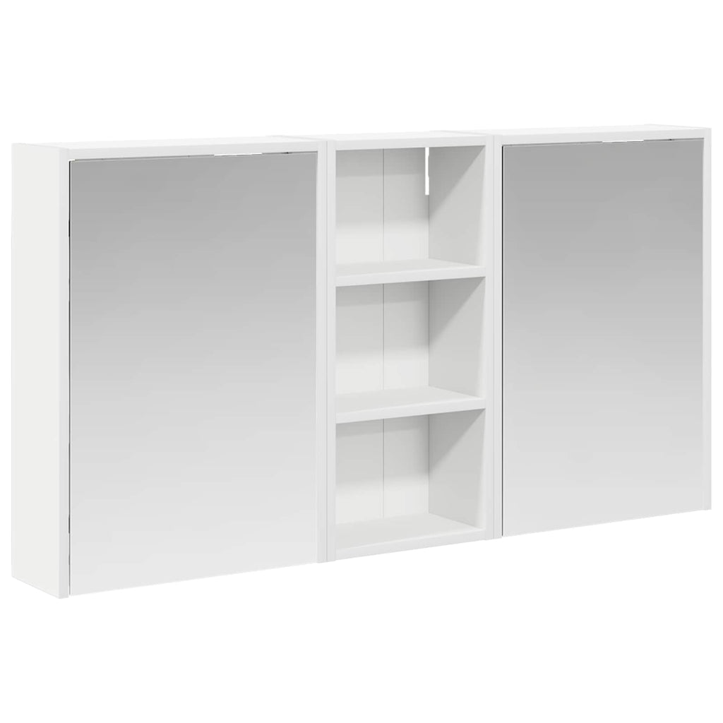 Badezimmerschrank-Set 3 pcs 116 x 16 x 62,5 cm Holzwerkstoff