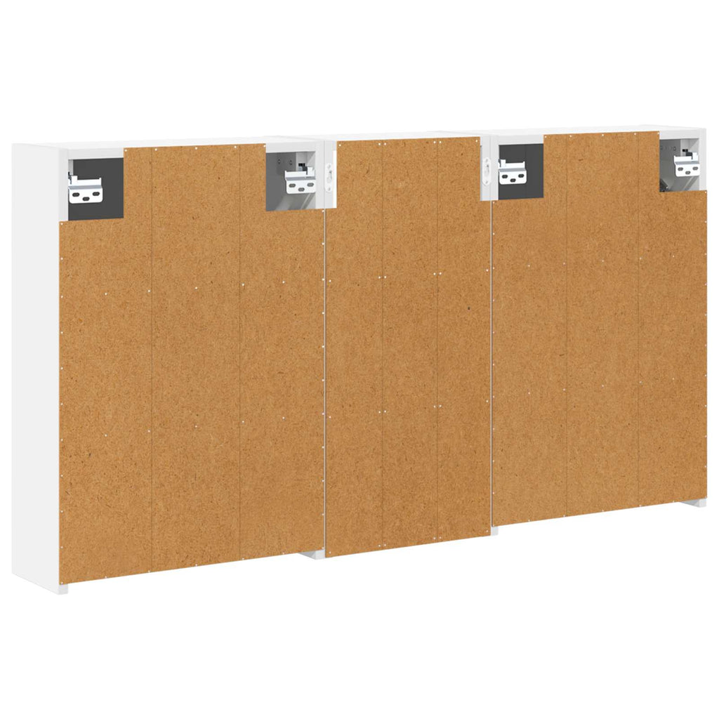 Badezimmerschrank-Set 3 pcs 116 x 16 x 62,5 cm Holzwerkstoff