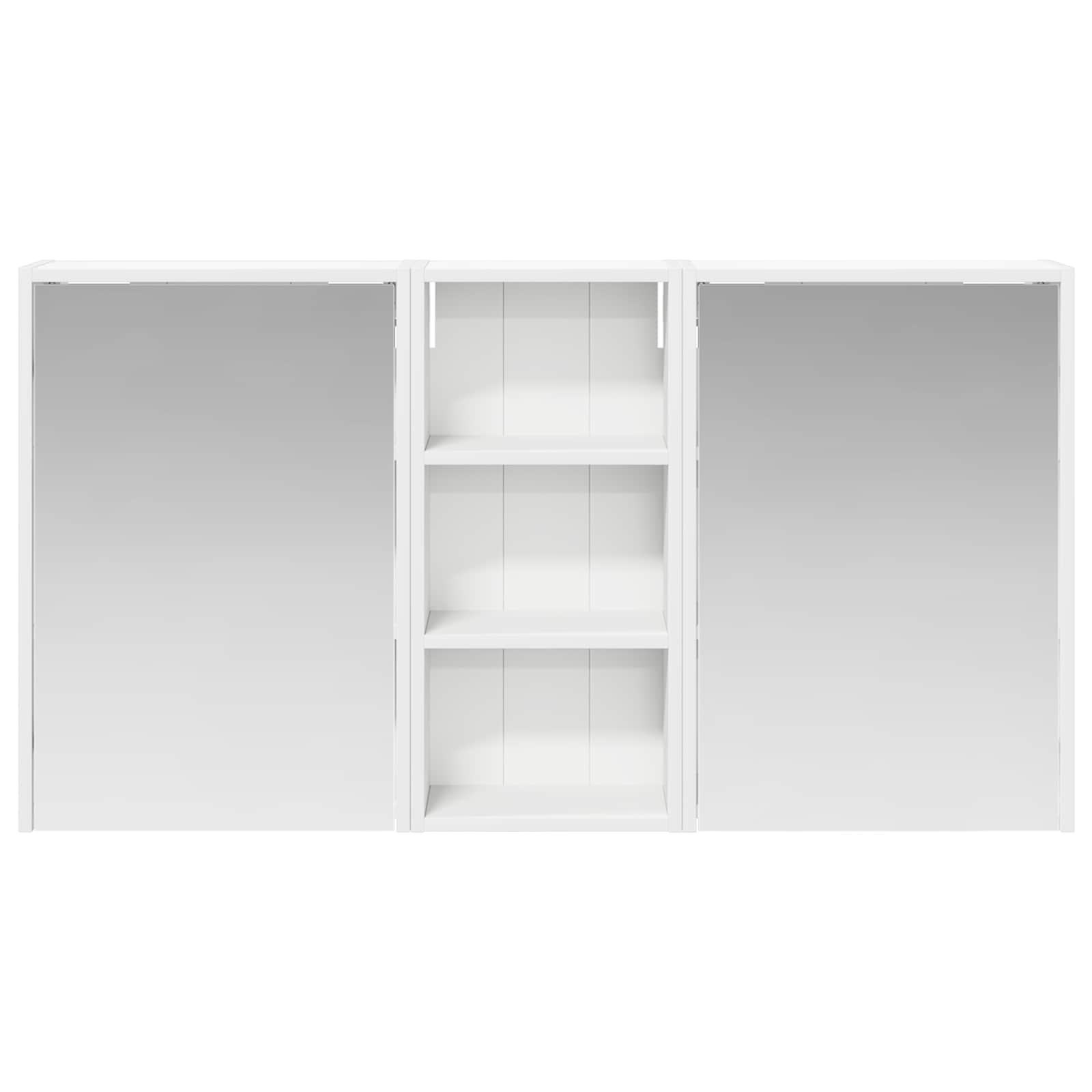 Badezimmerschrank-Set 3 pcs 116 x 16 x 62,5 cm Holzwerkstoff