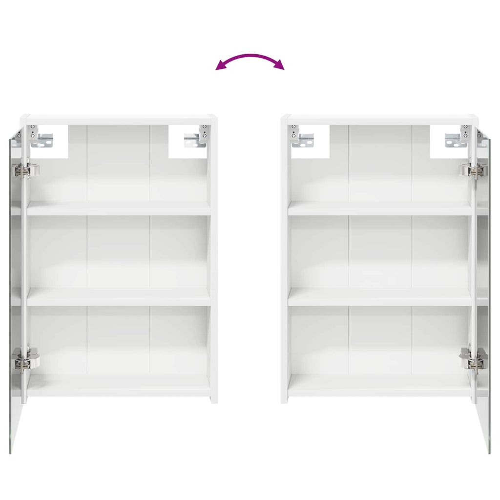 Badezimmerschrank-Set 3 pcs 116 x 16 x 62,5 cm Holzwerkstoff