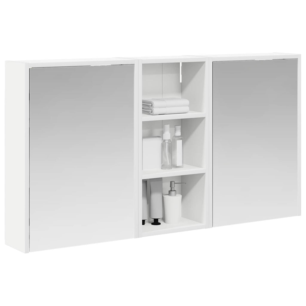 Badezimmerschrank-Set 3 pcs 116 x 16 x 62,5 cm Holzwerkstoff