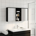 Badezimmerschrank-Set 3 pcs 116 x 16 x 62,5 cm Holzwerkstoff