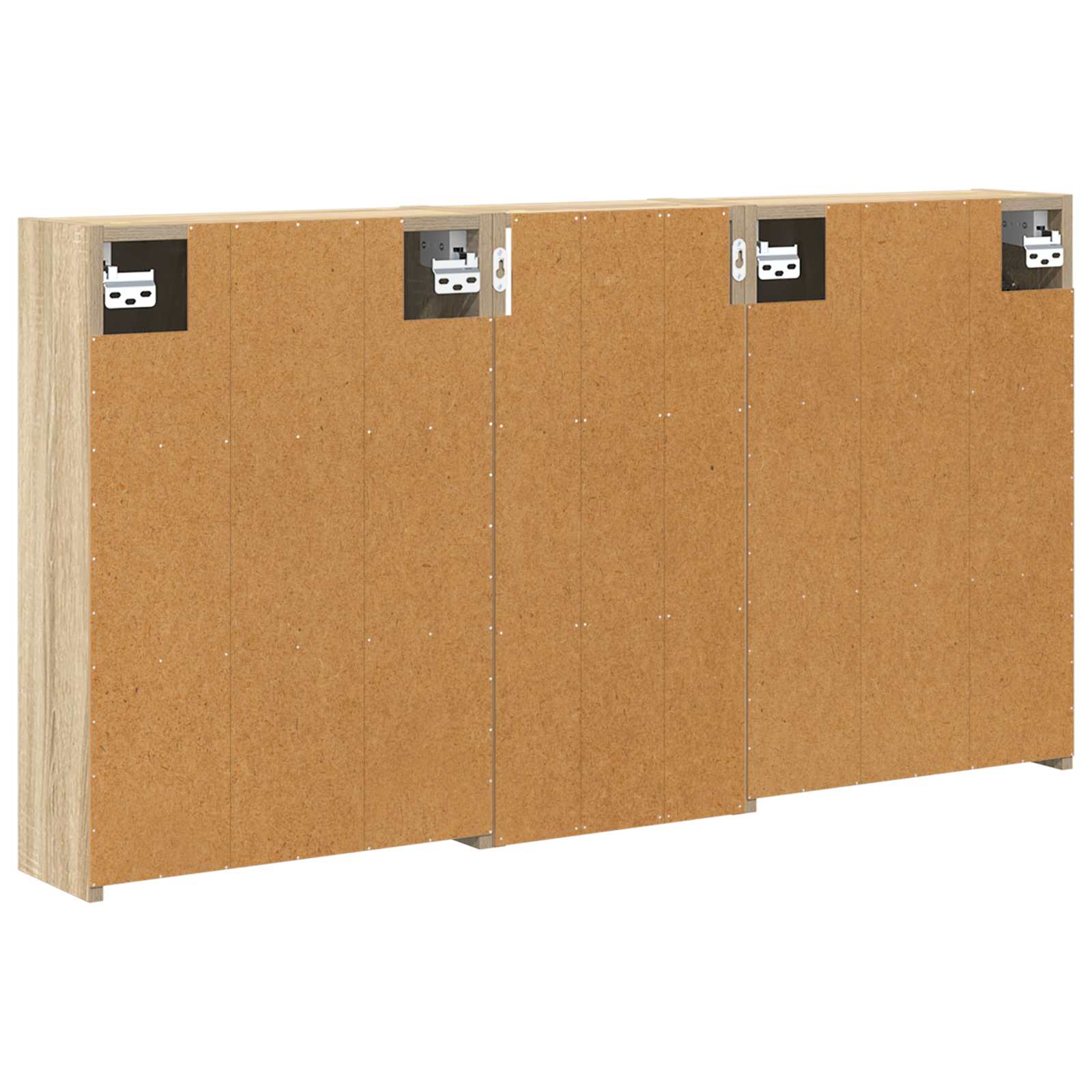 Badezimmerschrank-Set 3 pcs 116 x 16 x 62,5 cm Holzwerkstoff