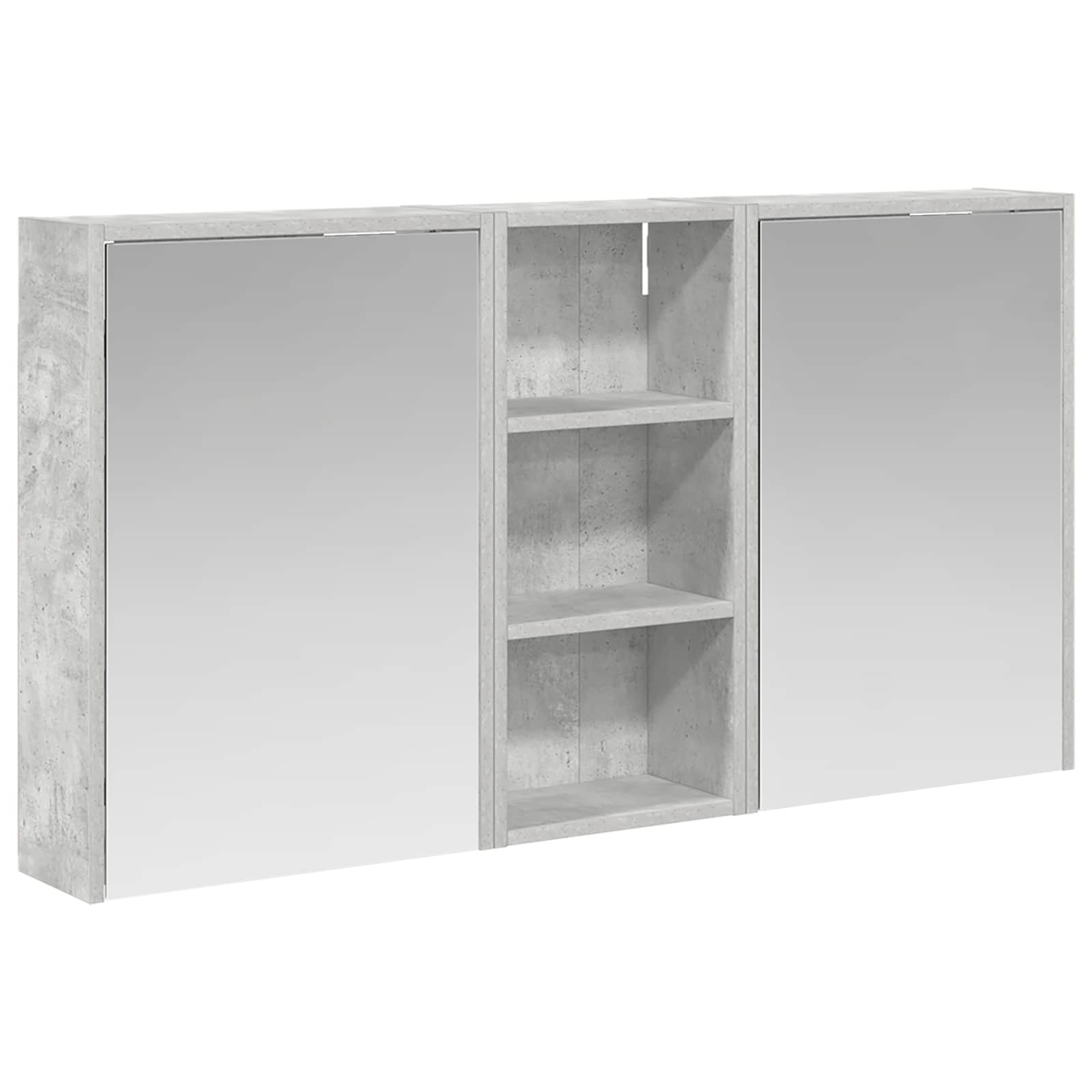 Badezimmerschrank-Set 3 pcs 116 x 16 x 62,5 cm Holzwerkstoff