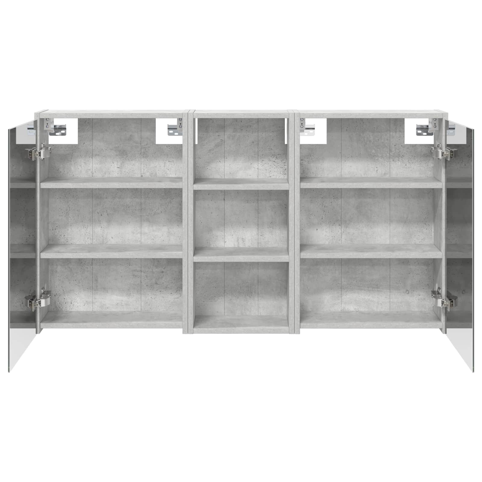 Badezimmerschrank-Set 3 pcs 116 x 16 x 62,5 cm Holzwerkstoff