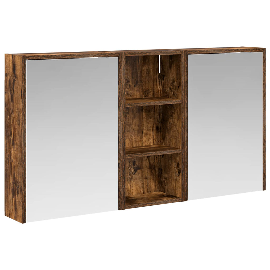 Badezimmerschrank-Set 3 pcs 116 x 16 x 62,5 cm Holzwerkstoff