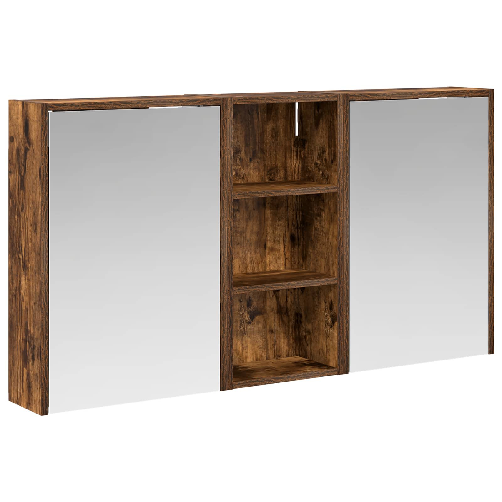 Badezimmerschrank-Set 3 pcs 116 x 16 x 62,5 cm Holzwerkstoff