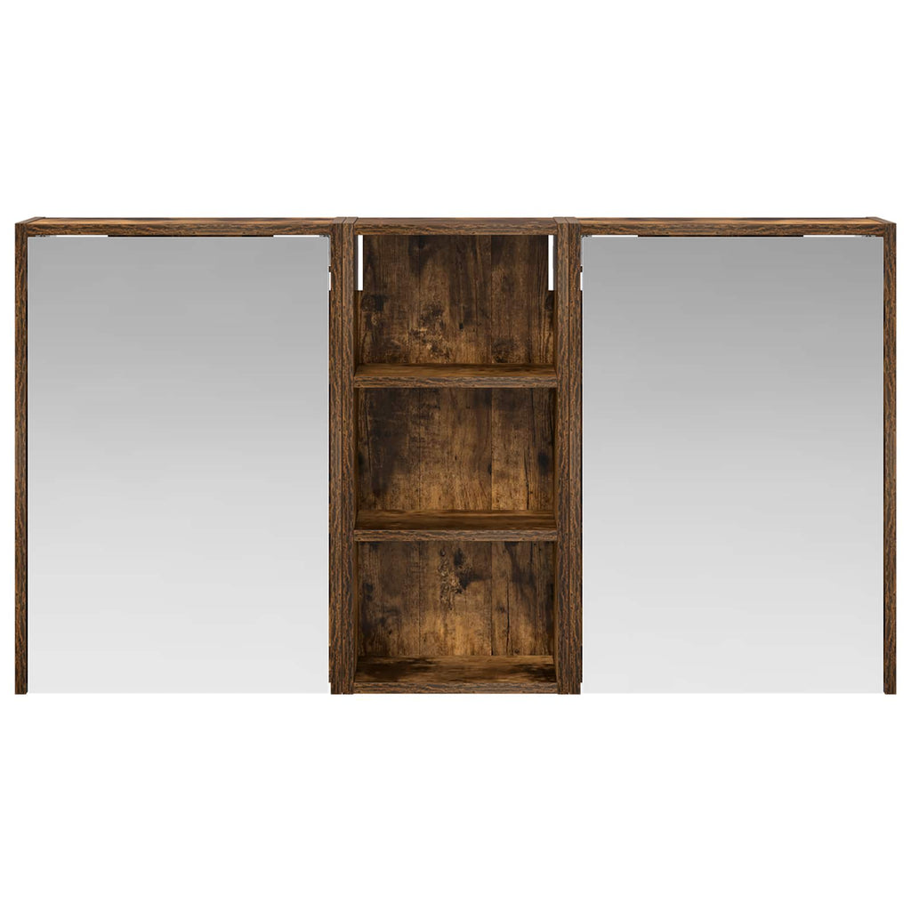 Badezimmerschrank-Set 3 pcs 116 x 16 x 62,5 cm Holzwerkstoff