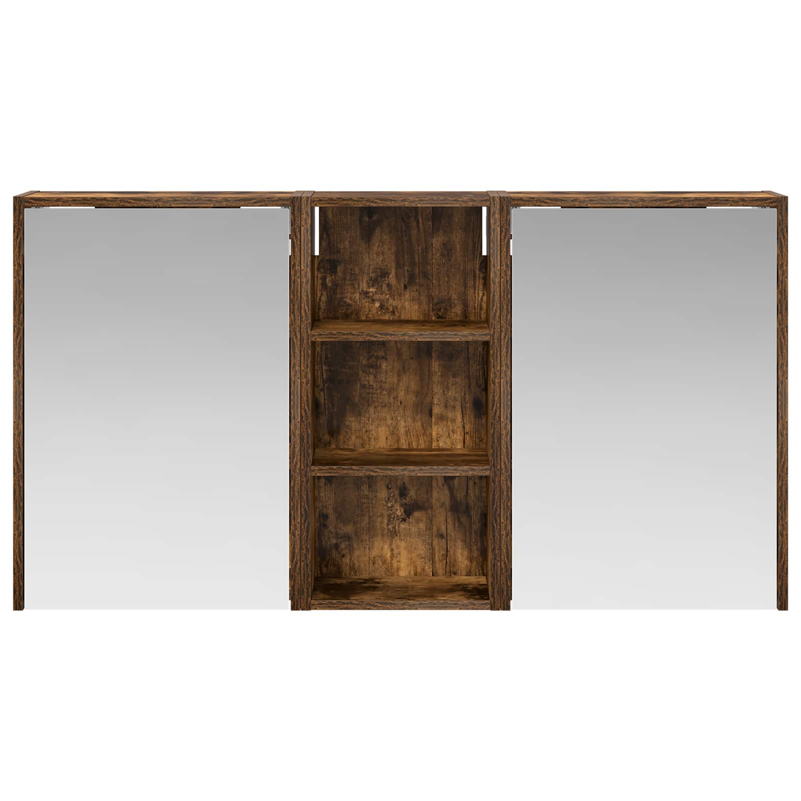 Badezimmerschrank-Set 3 pcs 116 x 16 x 62,5 cm Holzwerkstoff