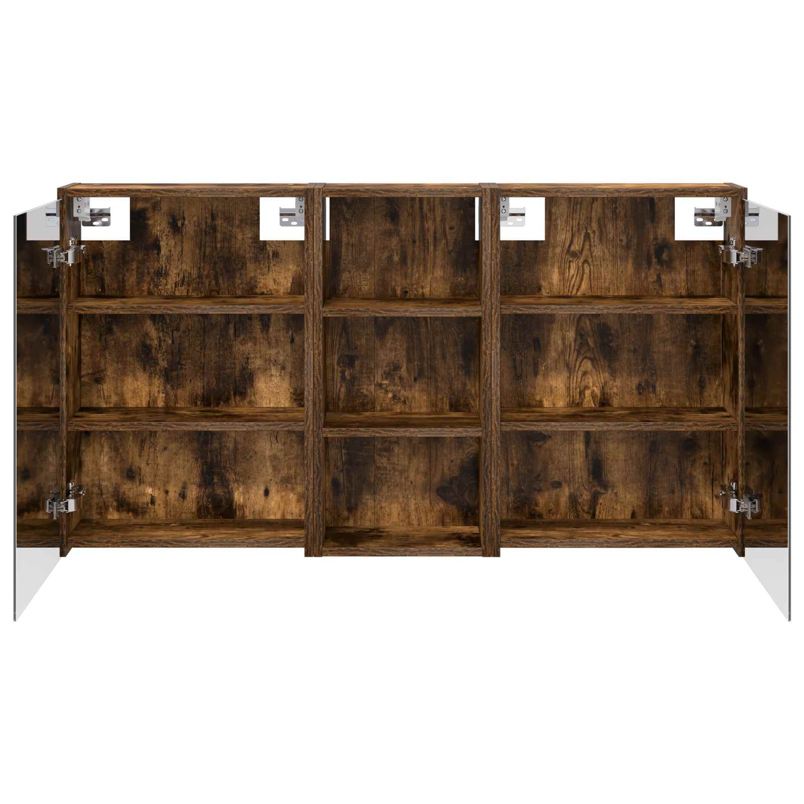 Badezimmerschrank-Set 3 pcs 116 x 16 x 62,5 cm Holzwerkstoff
