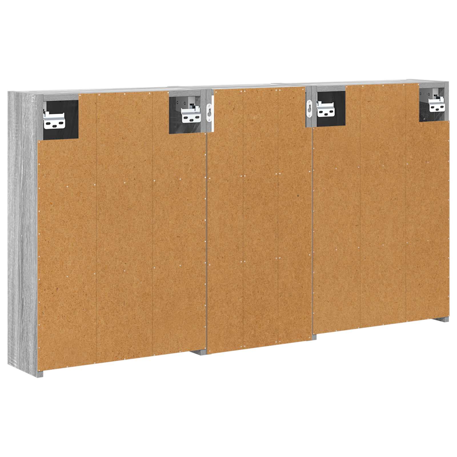 Badezimmerschrank-Set 3 pcs 116 x 16 x 62,5 cm Holzwerkstoff