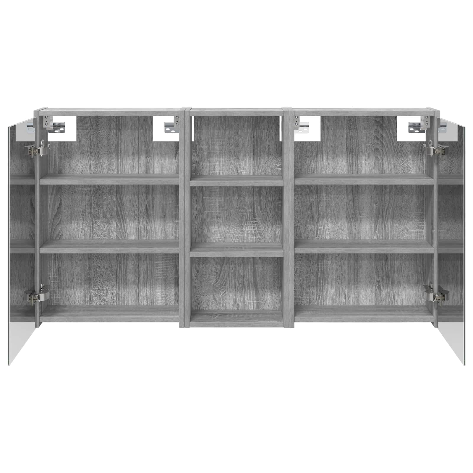 Badezimmerschrank-Set 3 pcs 116 x 16 x 62,5 cm Holzwerkstoff