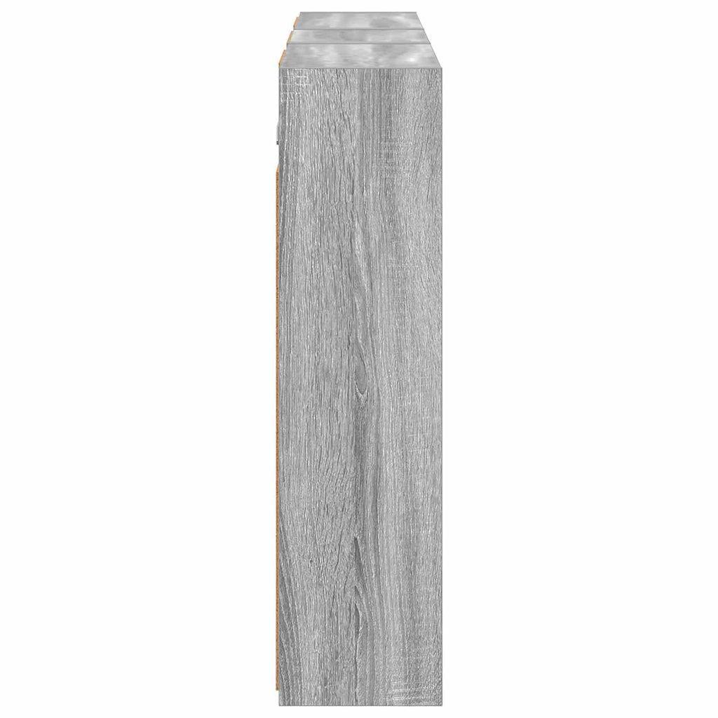 Badezimmerschrank-Set 3 pcs 116 x 16 x 62,5 cm Holzwerkstoff
