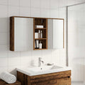Badezimmerschrank-Set 3 pcs 116 x 16 x 62,5 cm Holzwerkstoff