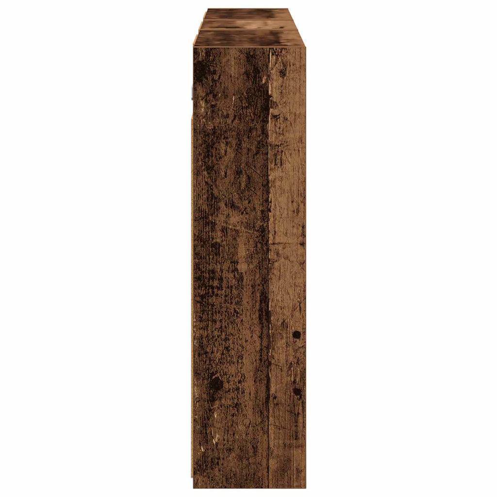Badezimmerschrank-Set 3 pcs 116 x 16 x 62,5 cm Holzwerkstoff