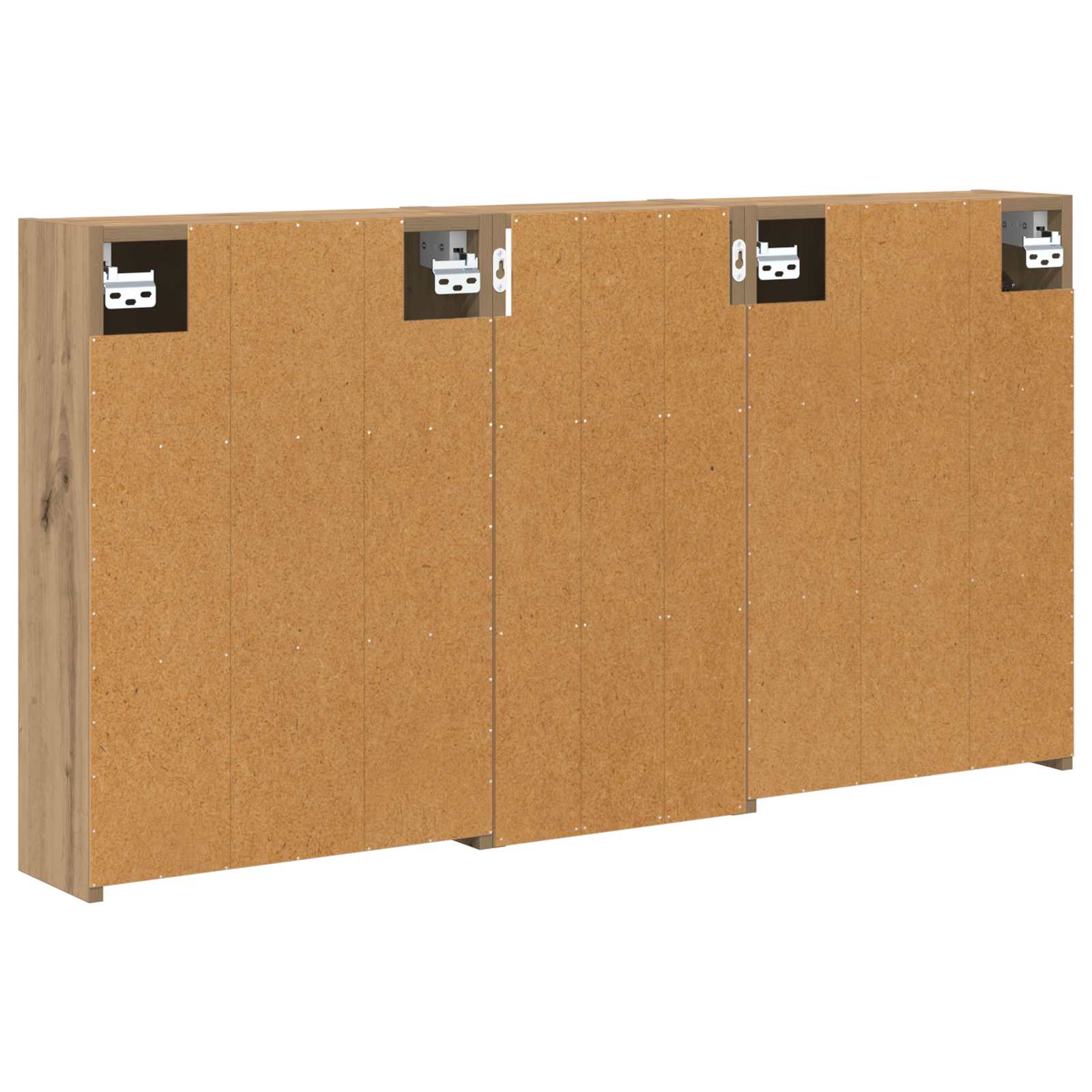 Badezimmerschrank-Set 3 pcs 116 x 16 x 62,5 cm Holzwerkstoff