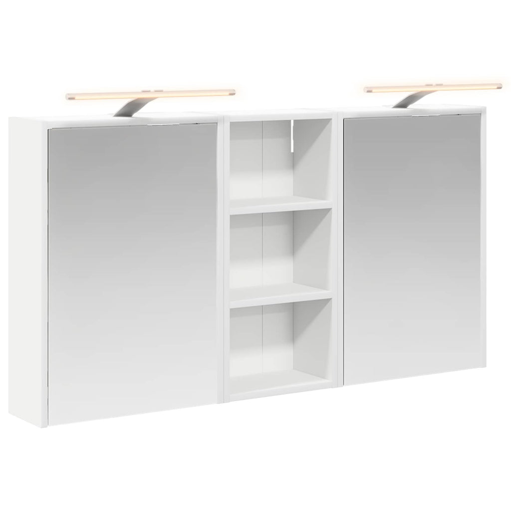 Badezimmerschrank-Set 3 pcs 116 x 16 x 62,5 cm Holzwerkstoff