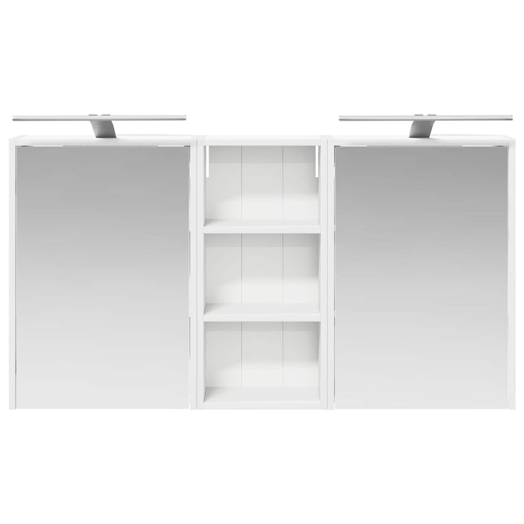 Badezimmerschrank-Set 3 pcs 116 x 16 x 62,5 cm Holzwerkstoff