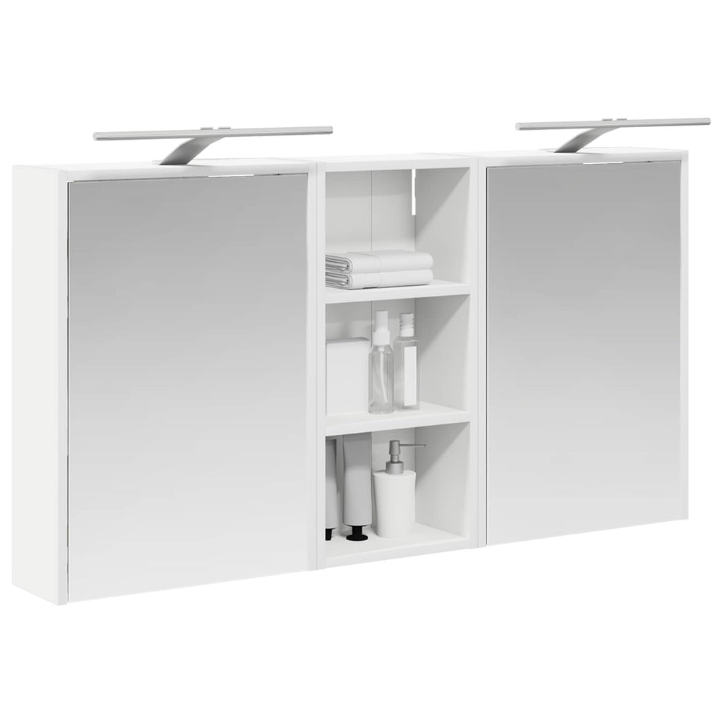 Badezimmerschrank-Set 3 pcs 116 x 16 x 62,5 cm Holzwerkstoff