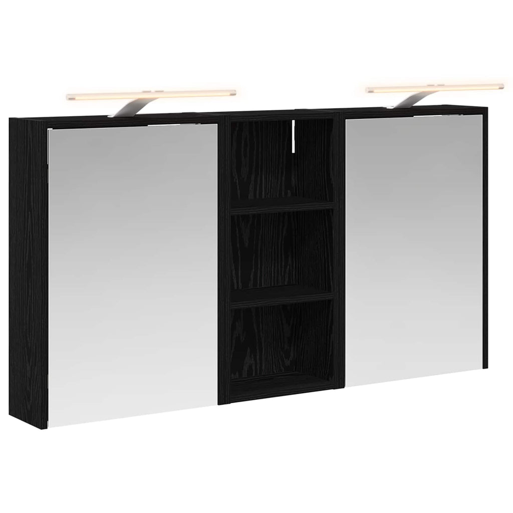 Badezimmerschrank-Set 3 pcs 116 x 16 x 62,5 cm Holzwerkstoff