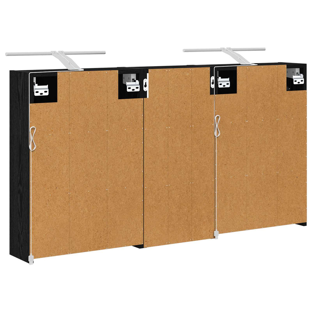 Badezimmerschrank-Set 3 pcs 116 x 16 x 62,5 cm Holzwerkstoff