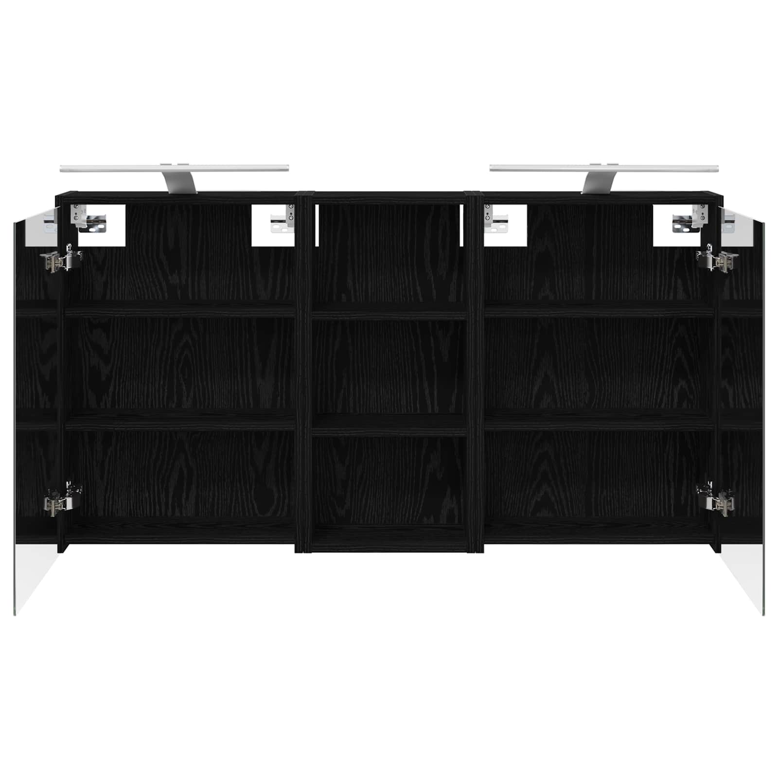 Badezimmerschrank-Set 3 pcs 116 x 16 x 62,5 cm Holzwerkstoff