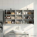 Badezimmerschrank-Set 3 pcs 116 x 16 x 62,5 cm Holzwerkstoff