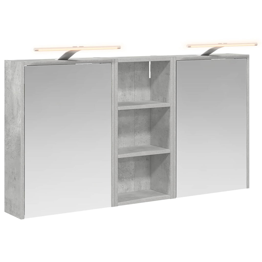 Badezimmerschrank-Set 3 pcs 116 x 16 x 62,5 cm Holzwerkstoff