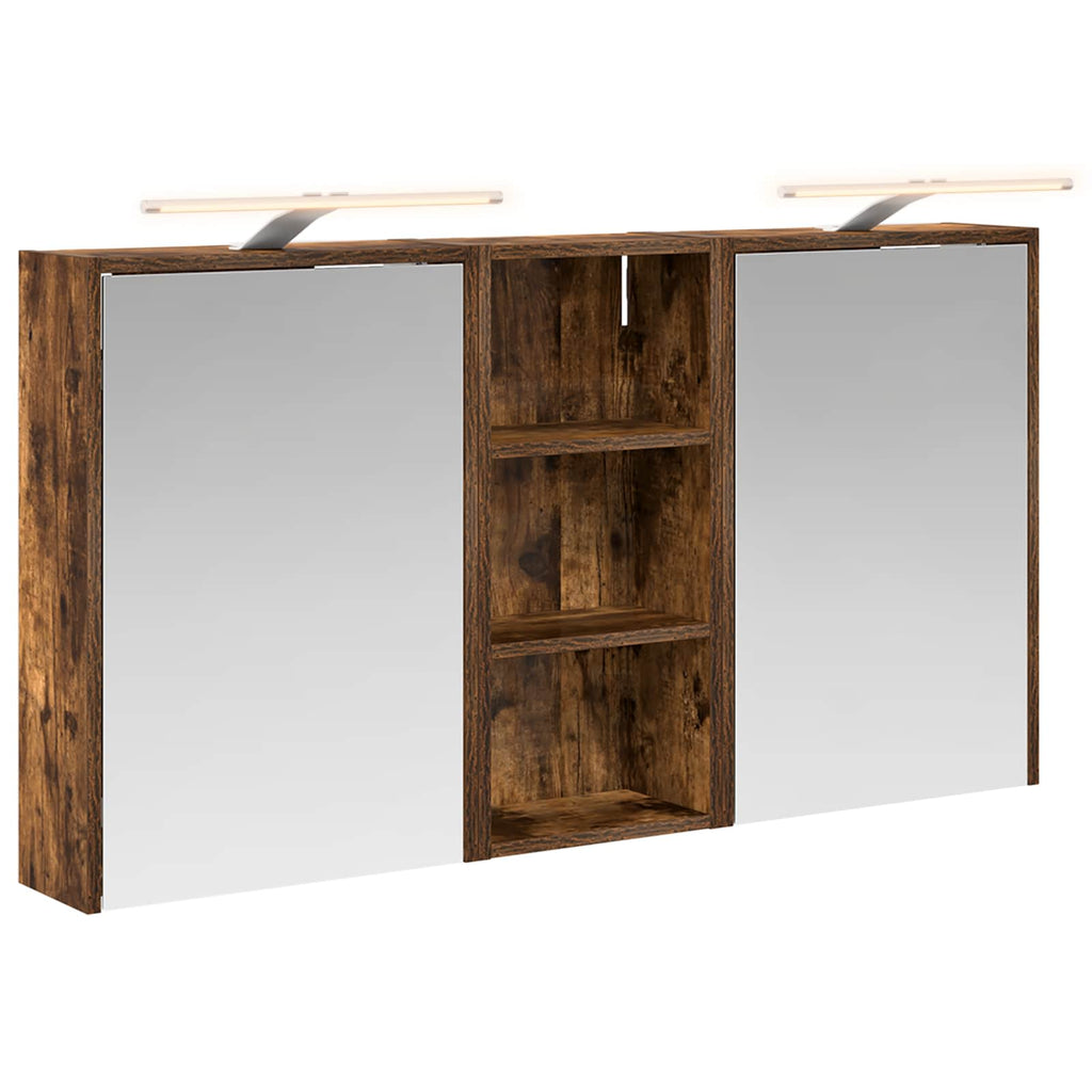 Badezimmerschrank-Set 3 pcs 116 x 16 x 62,5 cm Holzwerkstoff