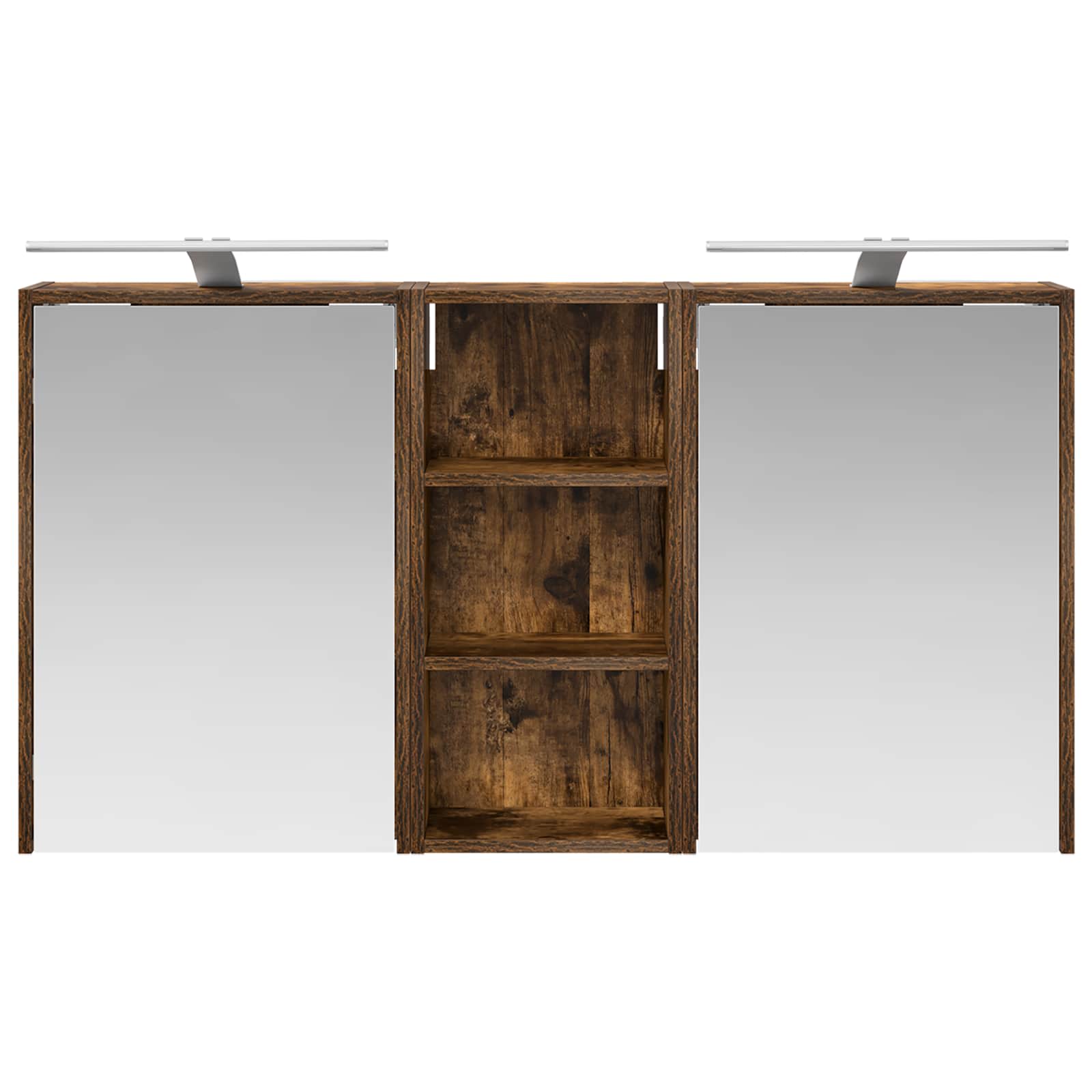 Badezimmerschrank-Set 3 pcs 116 x 16 x 62,5 cm Holzwerkstoff