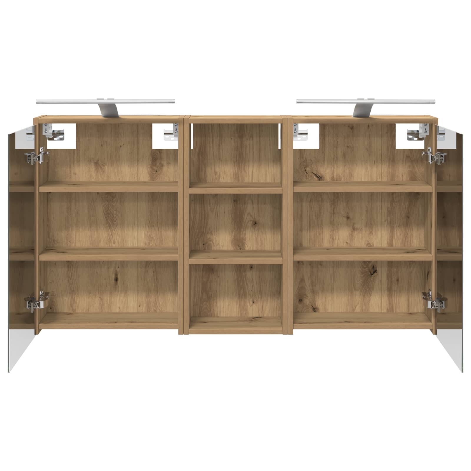 Badezimmerschrank-Set 3 pcs 116 x 16 x 62,5 cm Holzwerkstoff