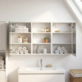 Badezimmerschrank-Set 3 pcs 126 x 16 x 62,5 cm Holzwerkstoff