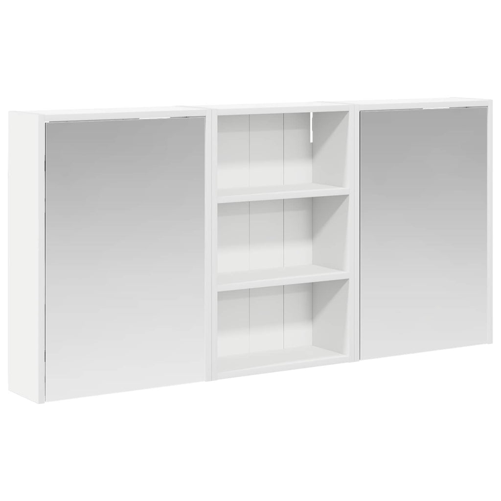 Badezimmerschrank-Set 3 pcs 126 x 16 x 62,5 cm Holzwerkstoff